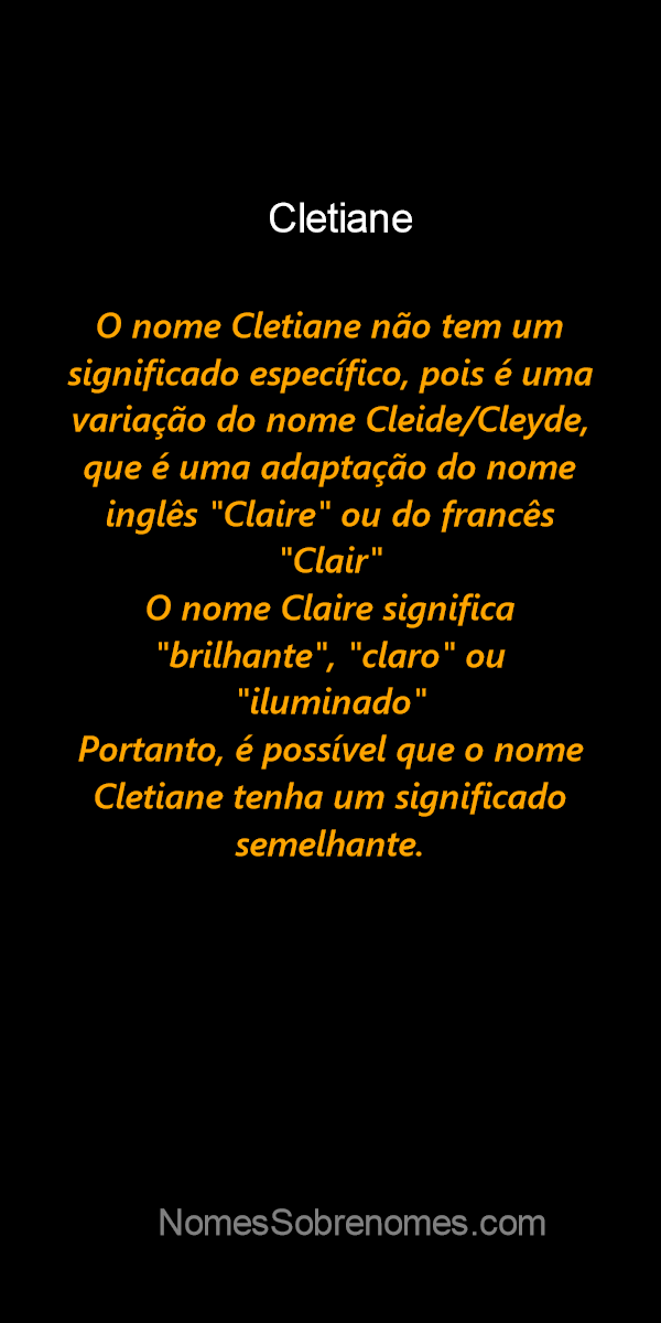 Significado do Nome Clair - Significado dos Nomes