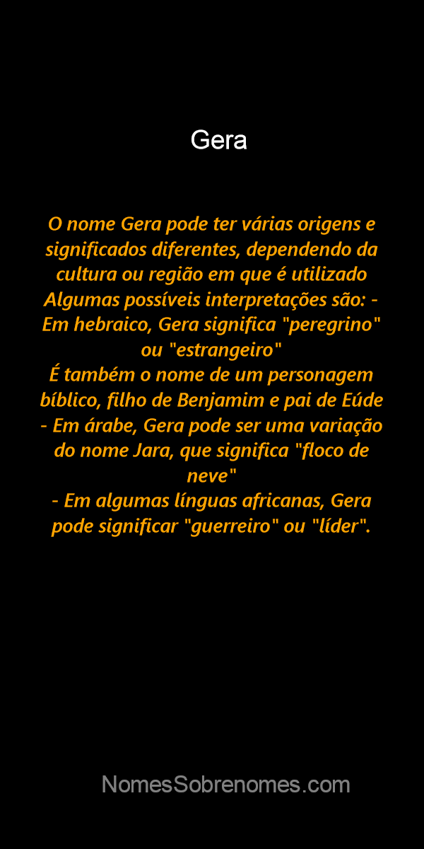 Significado do nome Gaara - Dicionário de Nomes Próprios