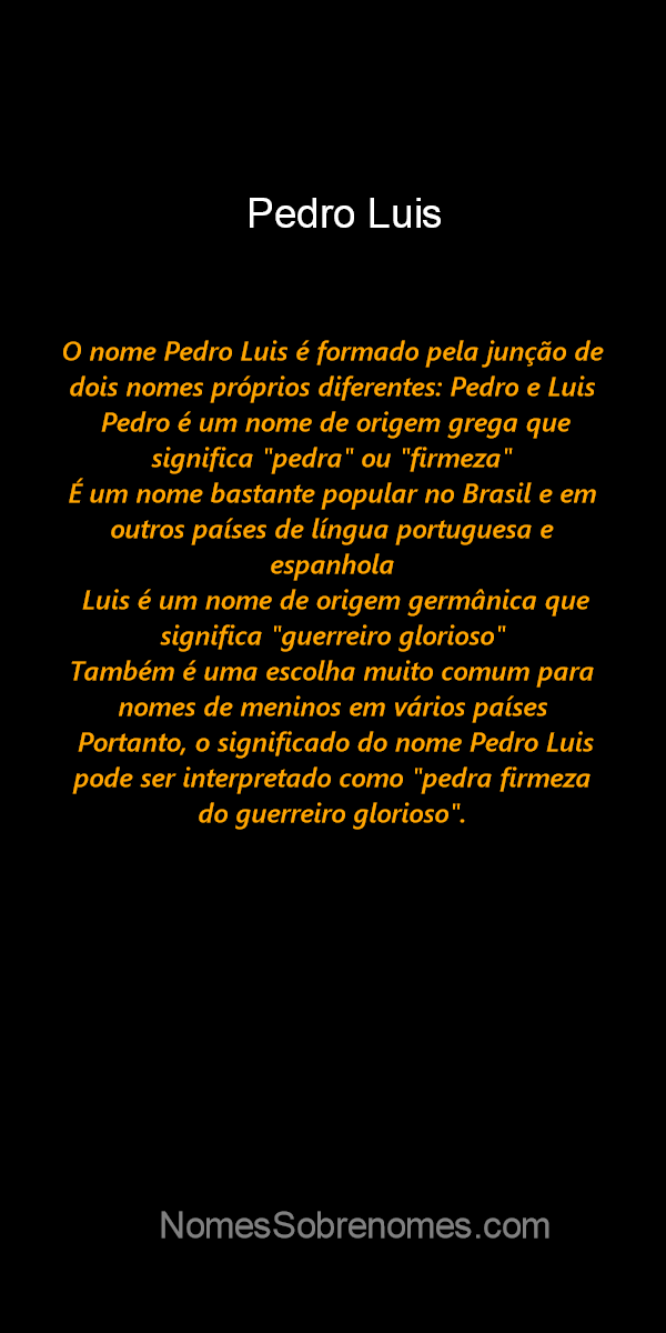 Significado do nome Luís - Dicionário de Nomes Próprios