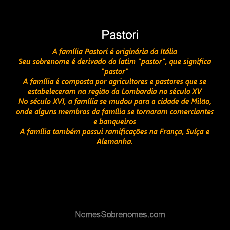 Descubra a Origem e Significado do Nome Pastor - 📖