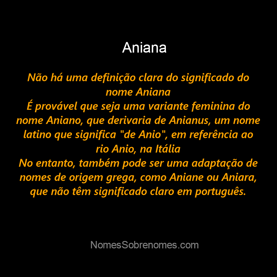 Significado do nome Annanda