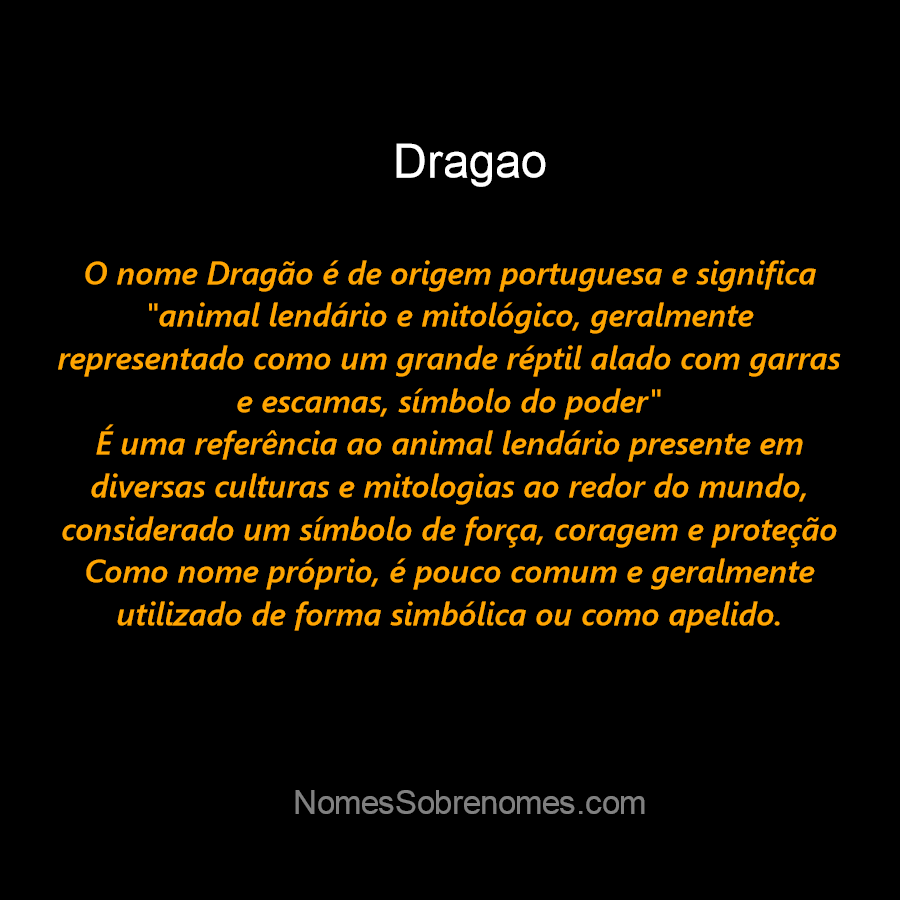 143 nomes de dragões e seus significados fantásticos - Dicionário de Nomes  Próprios