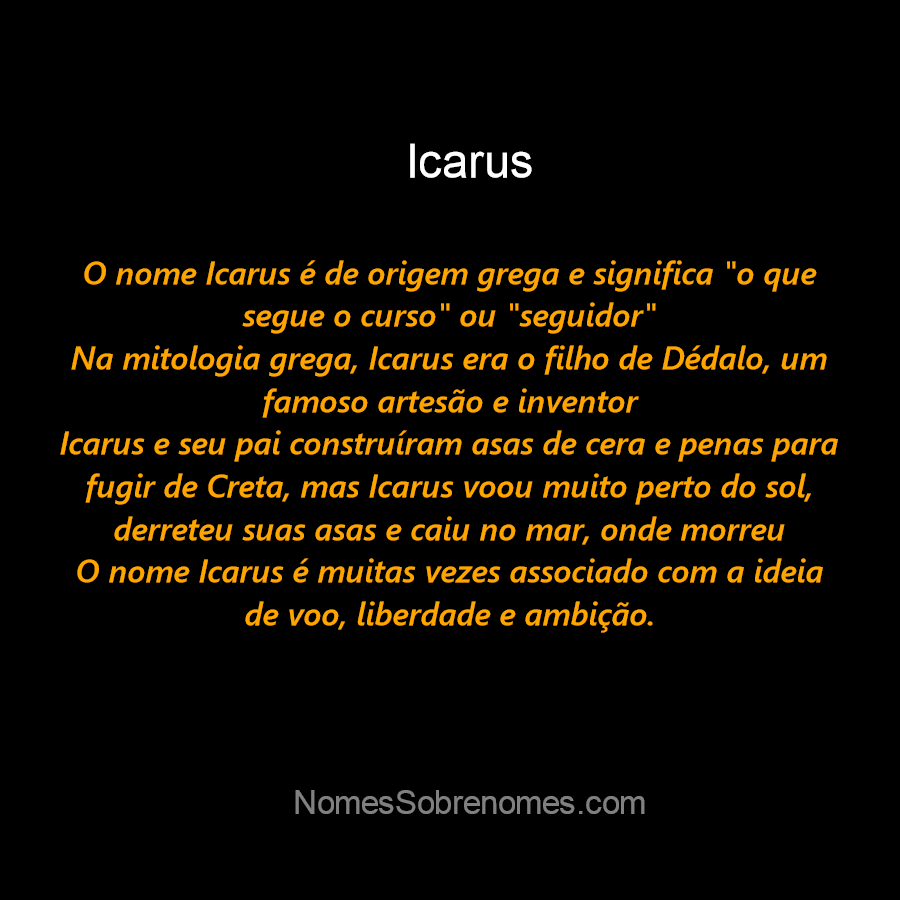 Significado de Ikarus de Asken