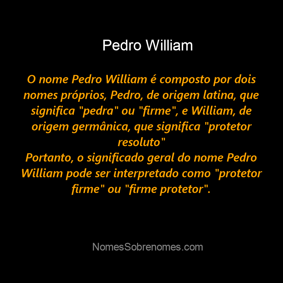 67 nomes compostos que combinam com Pedro - Dicionário de Nomes