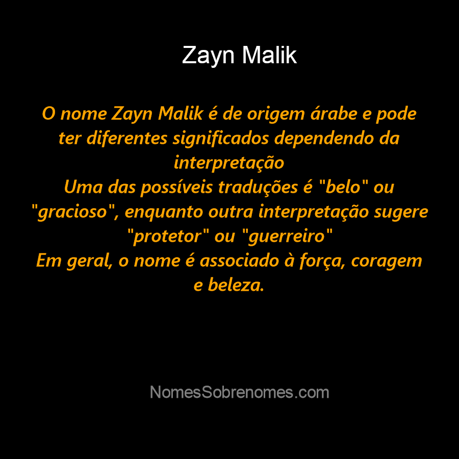 Significado do nome Malik - Dicionário de Nomes Próprios